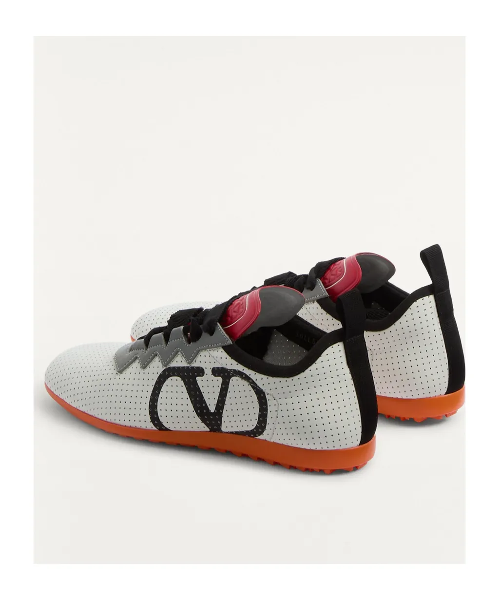 Valentino Garavani Logo Printed Lace-Up Sneakers