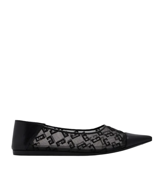 Givenchy 4G Motif Mesh Ballerina Shoes