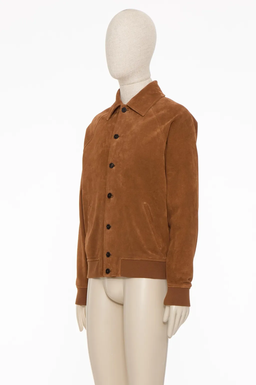 Valentino Button-Up Long-Sleeved Bomber Jacket