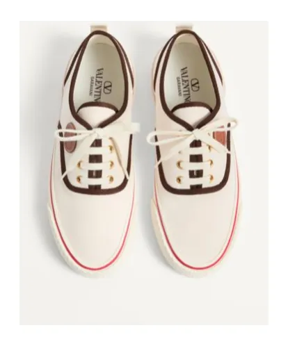 Valentino Vlogo Signature Lace-Up Sneakers