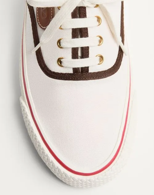 Valentino Vlogo Signature Lace-Up Sneakers