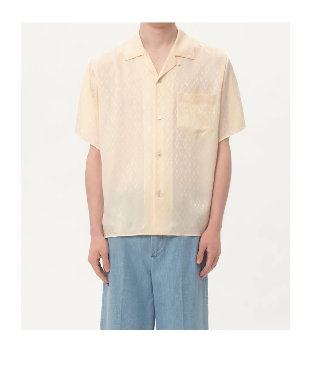 Valentino Garavani Collared Short-Sleeve Shirt