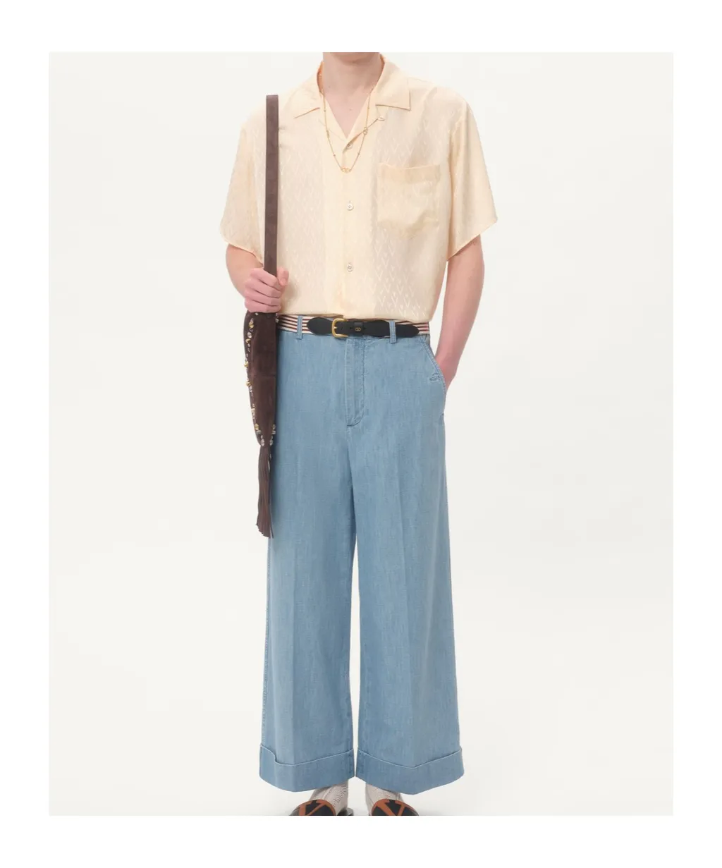 Valentino Garavani Collared Short-Sleeve Shirt
