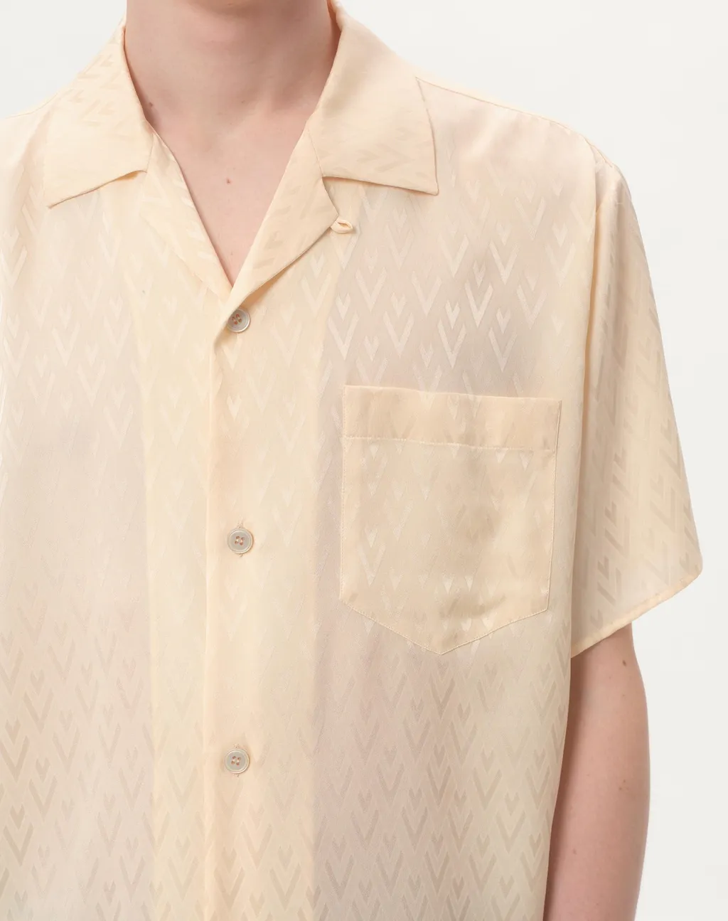 Valentino Garavani Collared Short-Sleeve Shirt