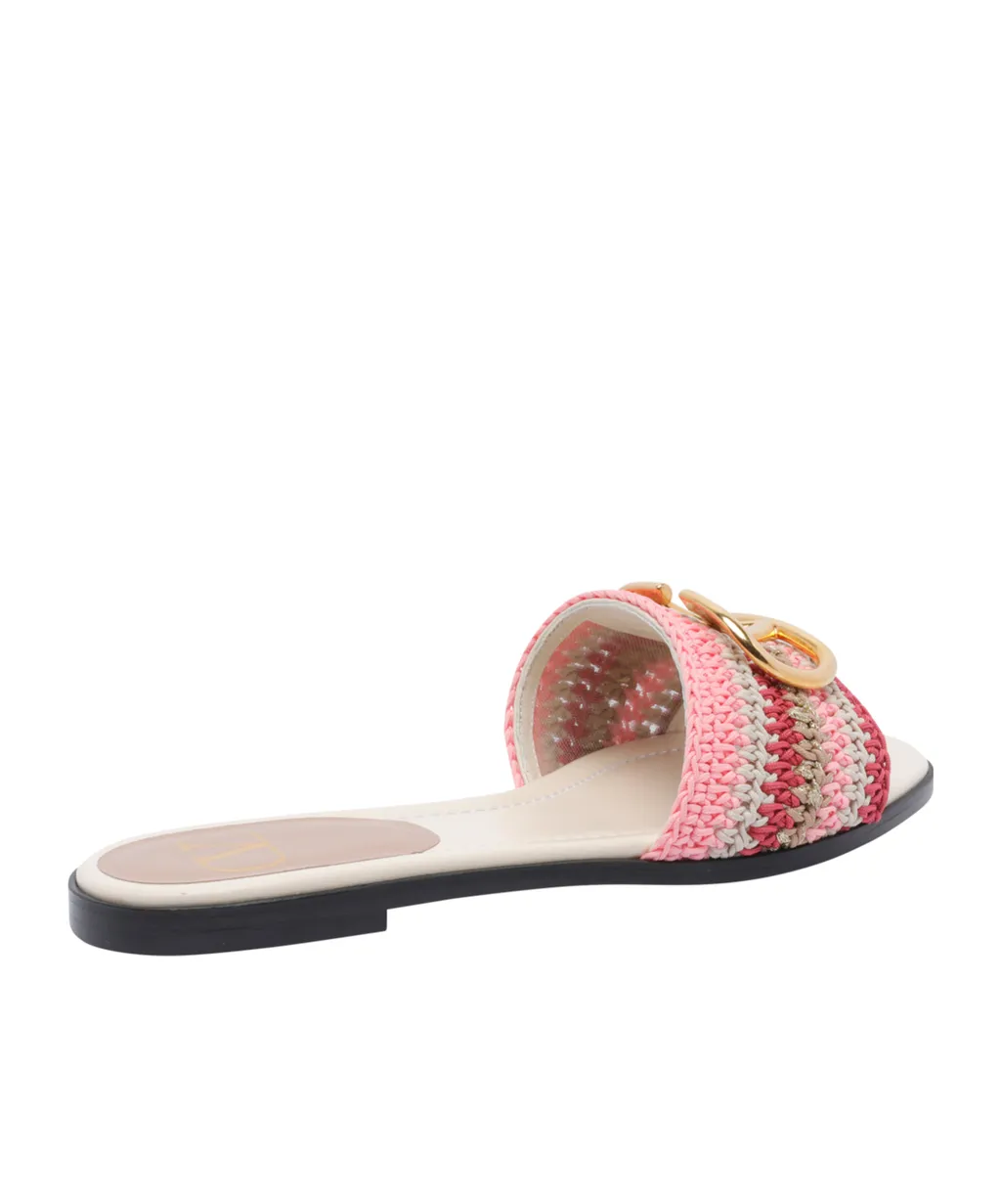 Valentino Vlogo Signature Slip-On Slides