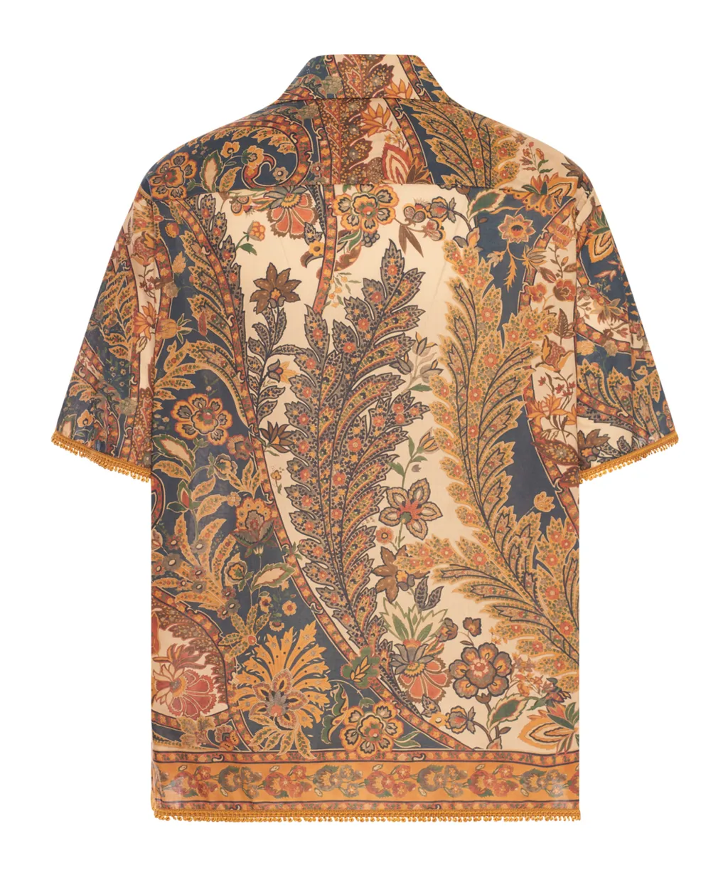 Valentino All-Over Patterned Button-Up Shirt