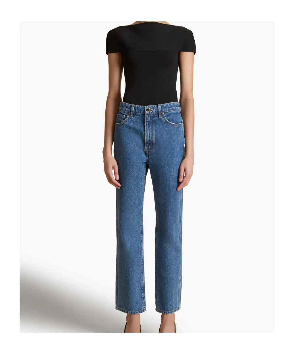 Khaite Abigail Skinny Cut Jeans