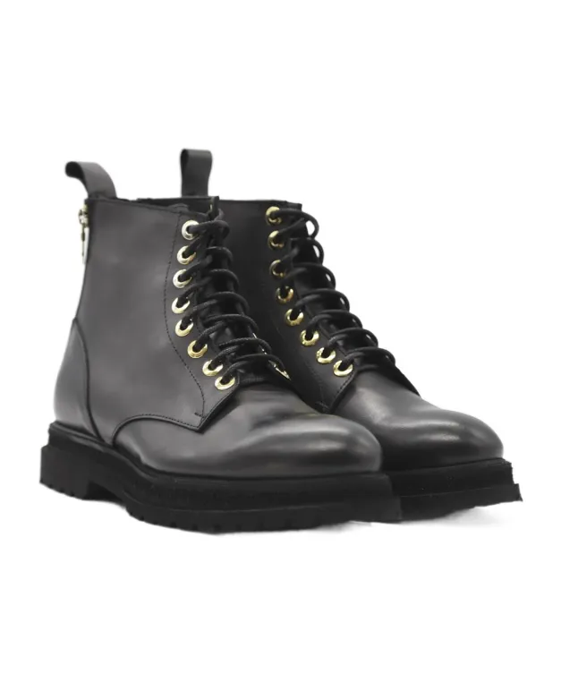 Giuliano Galiano Lace-Up Combat Boots