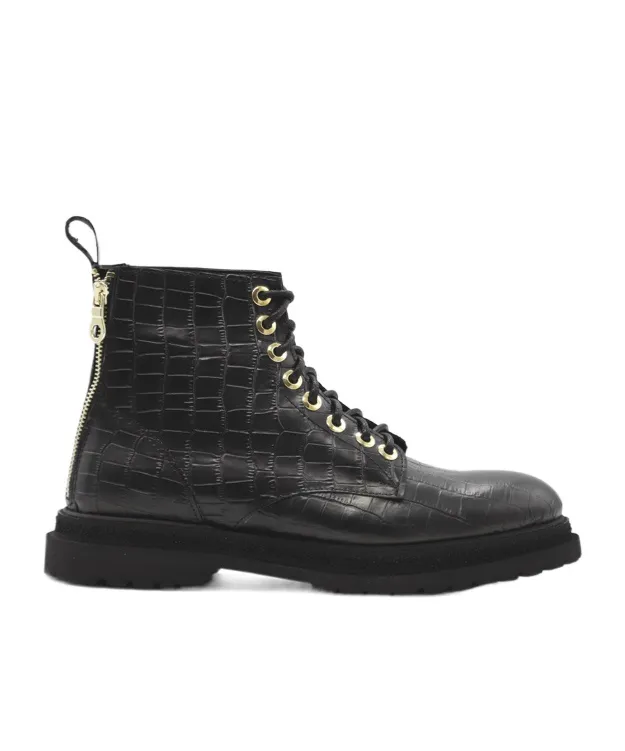 Giuliano Galiano Lace-Up Combat Boots