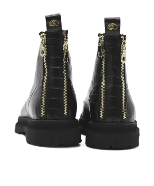 Giuliano Galiano Lace-Up Combat Boots
