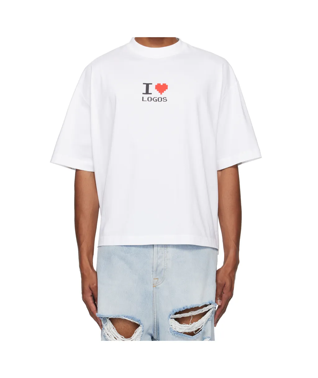I Love Logos-Print T-Shirt