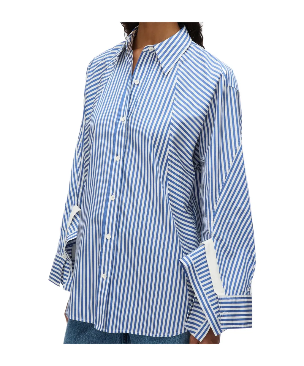 Striped Panelled Shirt