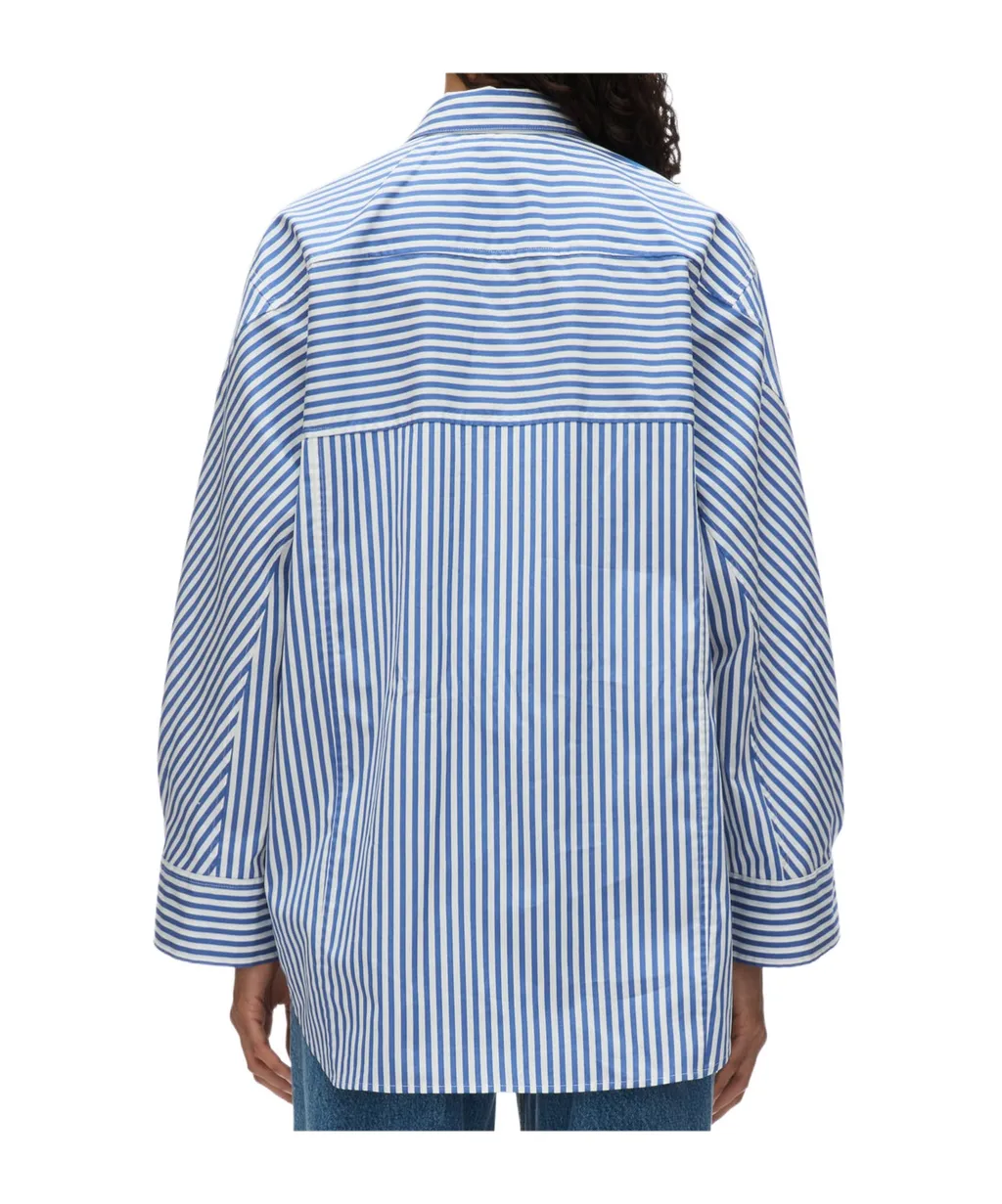Striped Panelled Shirt