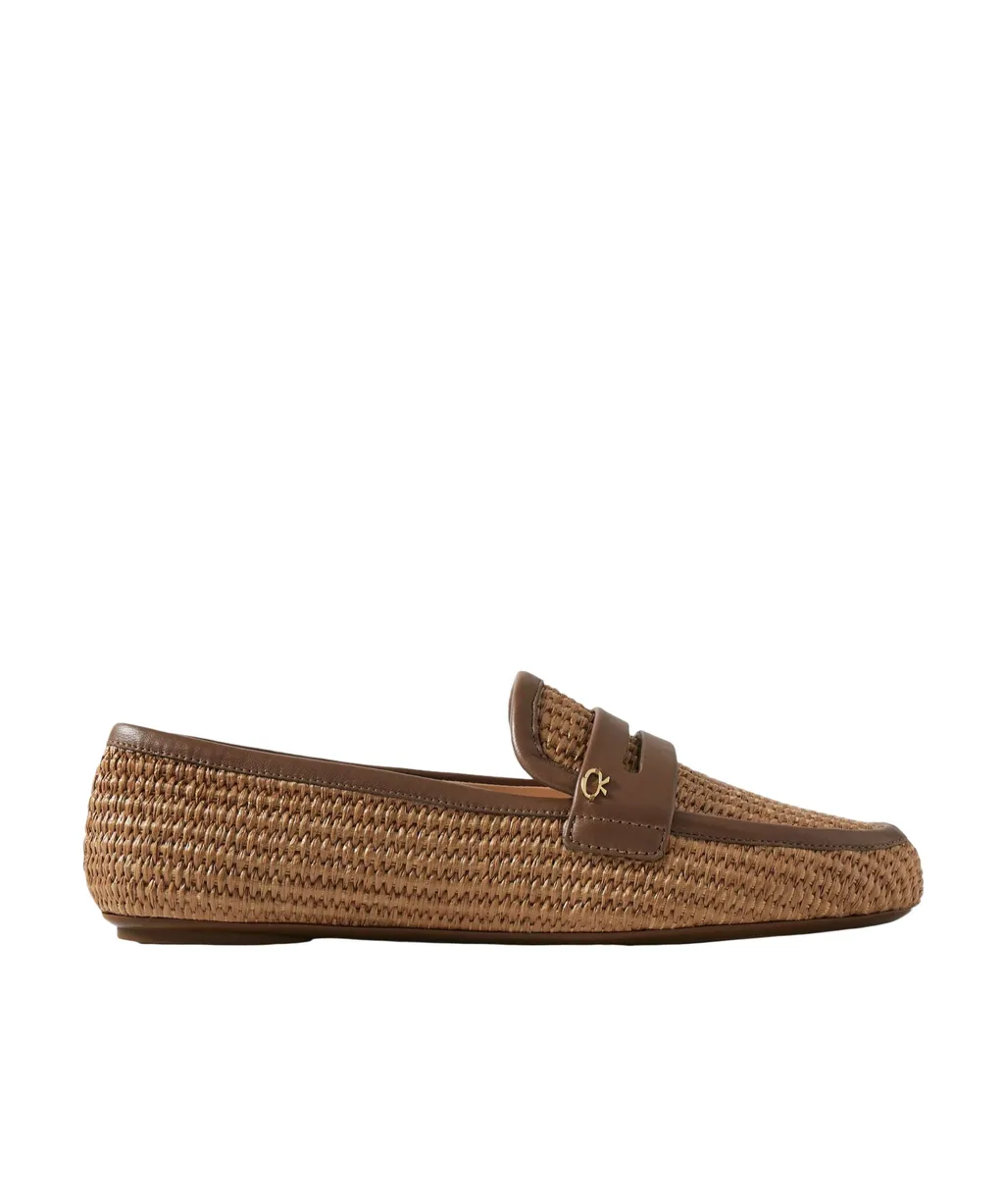 Gianvito Rossi Giorgia Round-Toe Loafers
