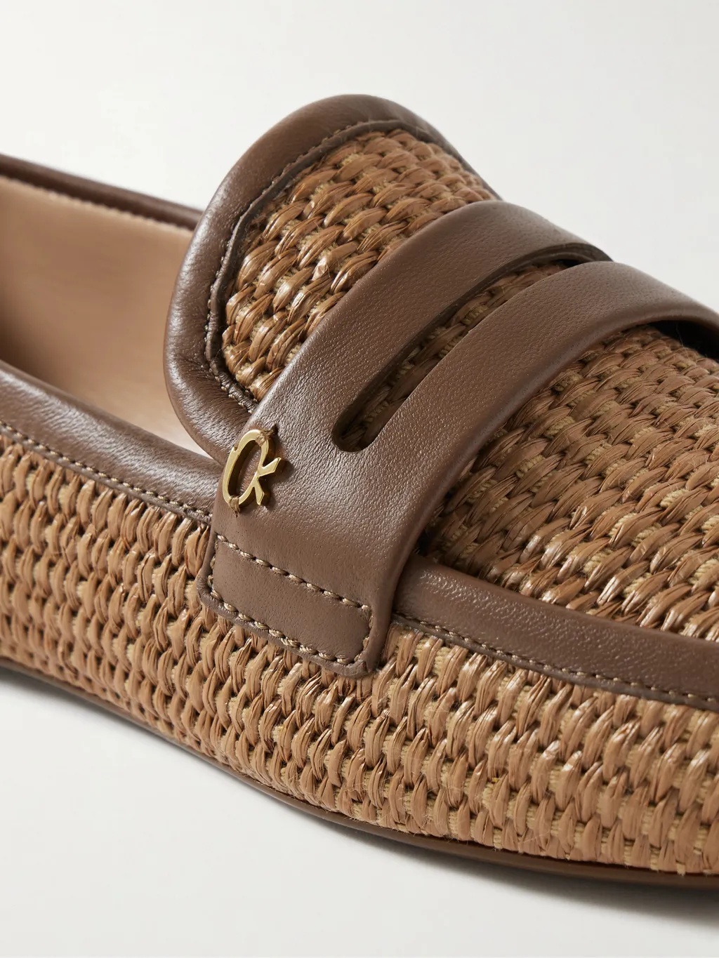 Gianvito Rossi Giorgia Round-Toe Loafers