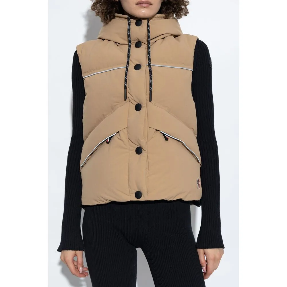 Sleeveless Hooded Down Jacket