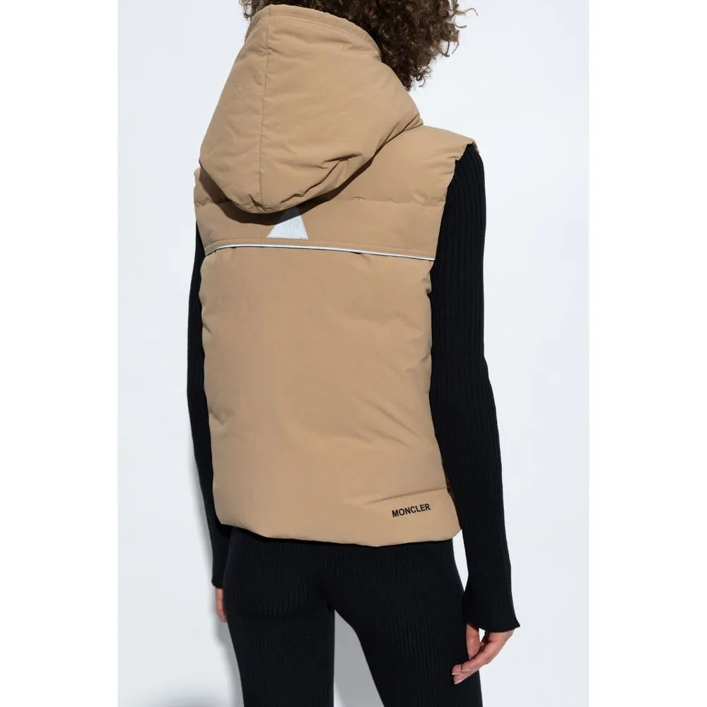 Sleeveless Hooded Down Jacket