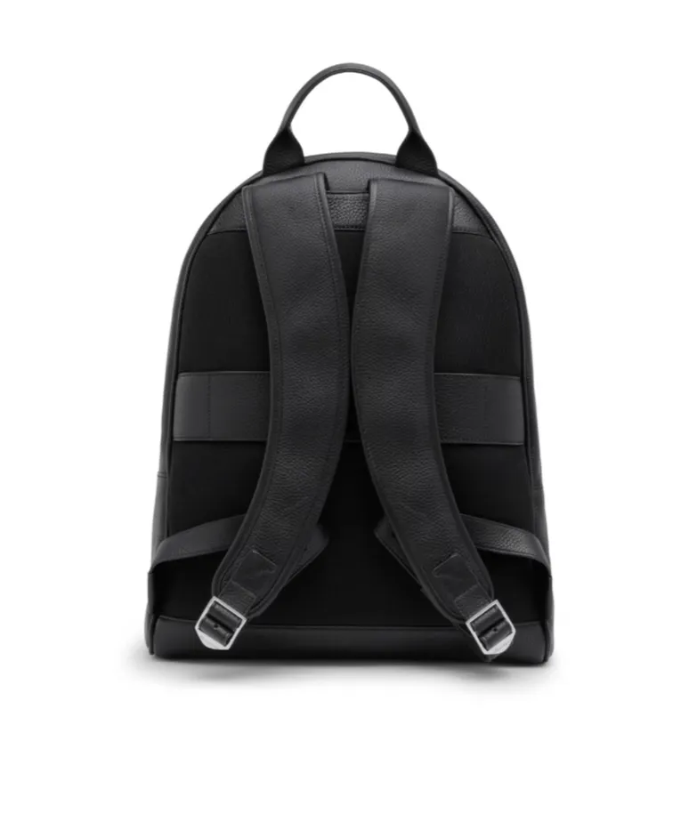 Pebble-Leather Backpack