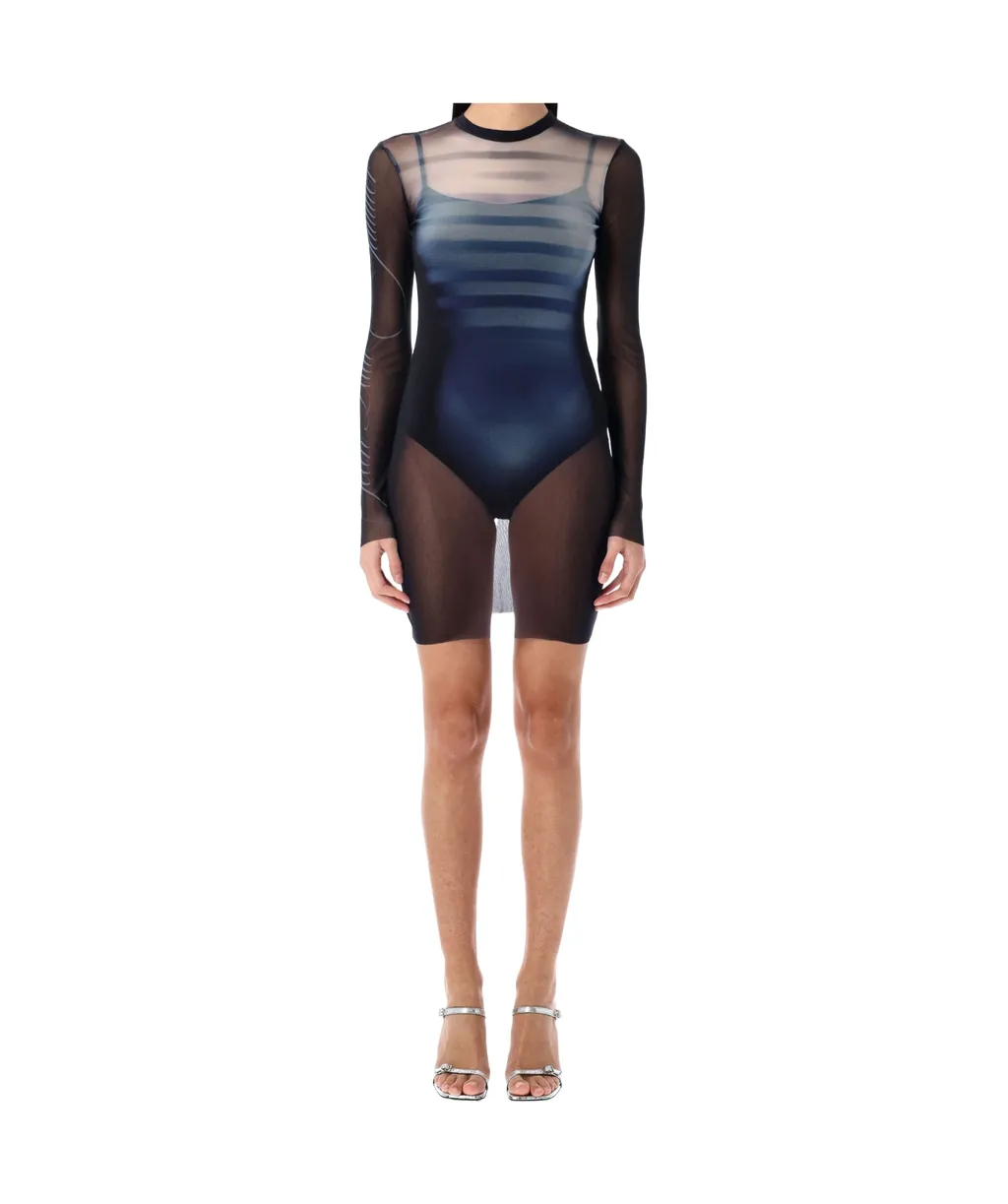 Jean Paul Gaultier Le Male Printed Dress