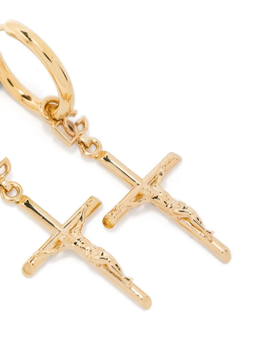 Cross-Pendant Earrings