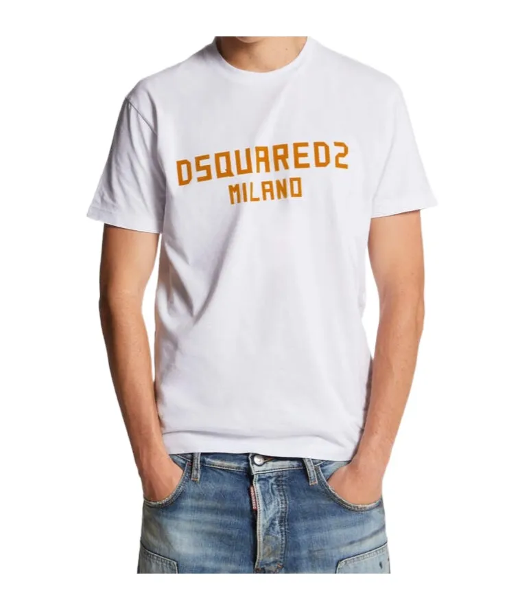 Dsquared2 Logo Printed Crewneck T-Shirt