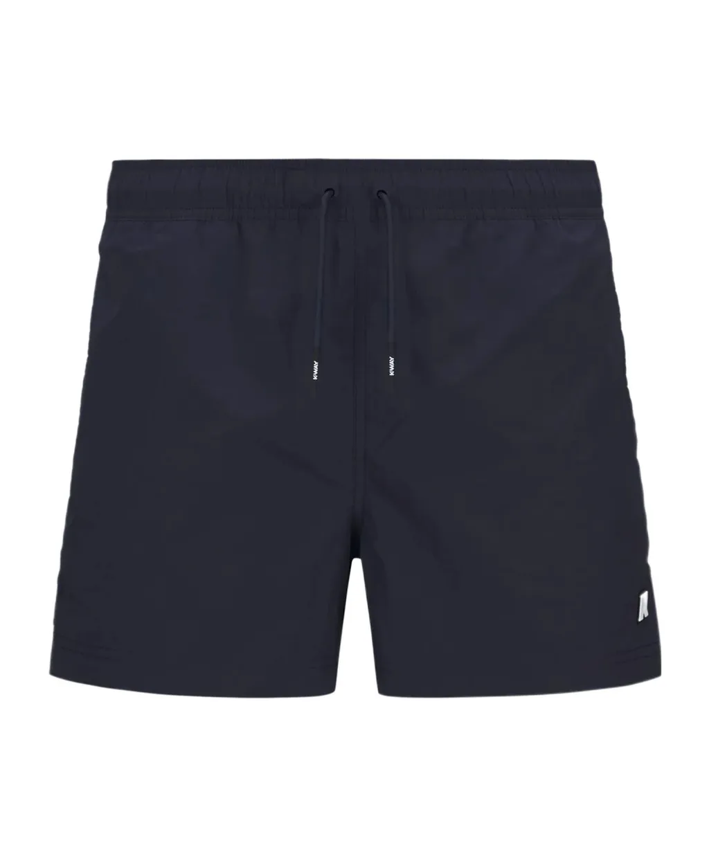 Drawstring Waist Swim Shorts