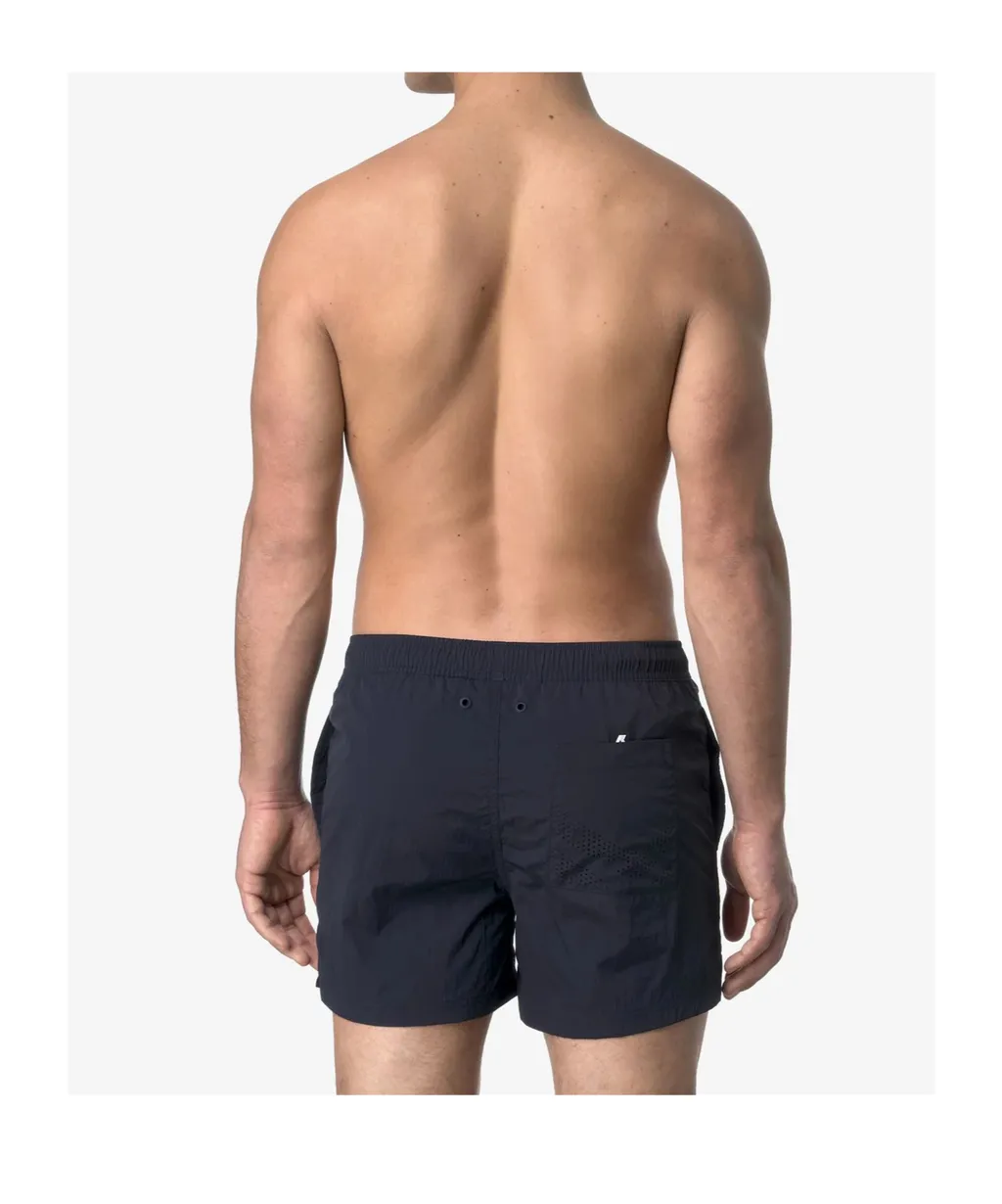 Drawstring Waist Swim Shorts