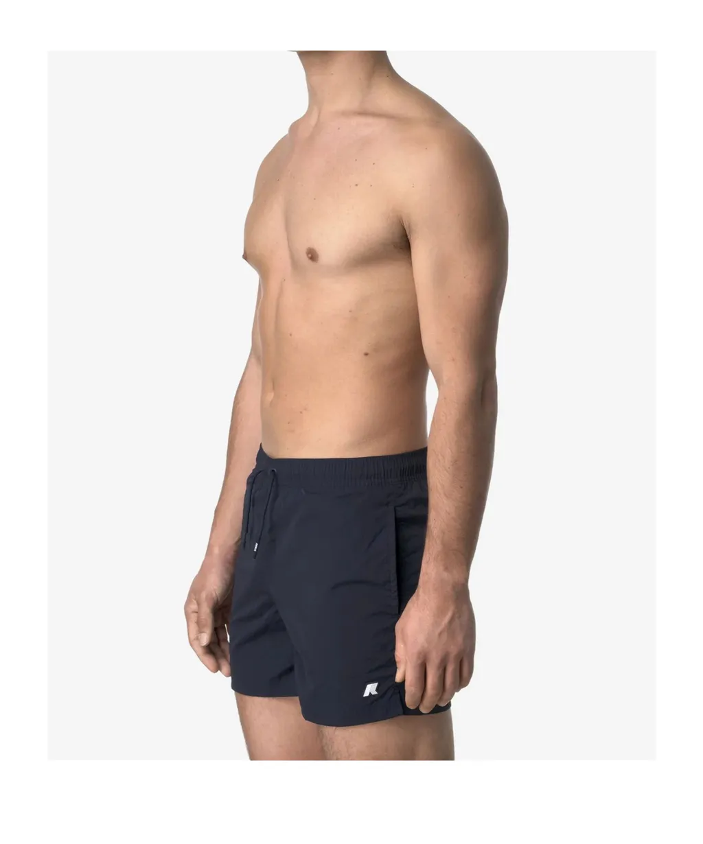 Drawstring Waist Swim Shorts