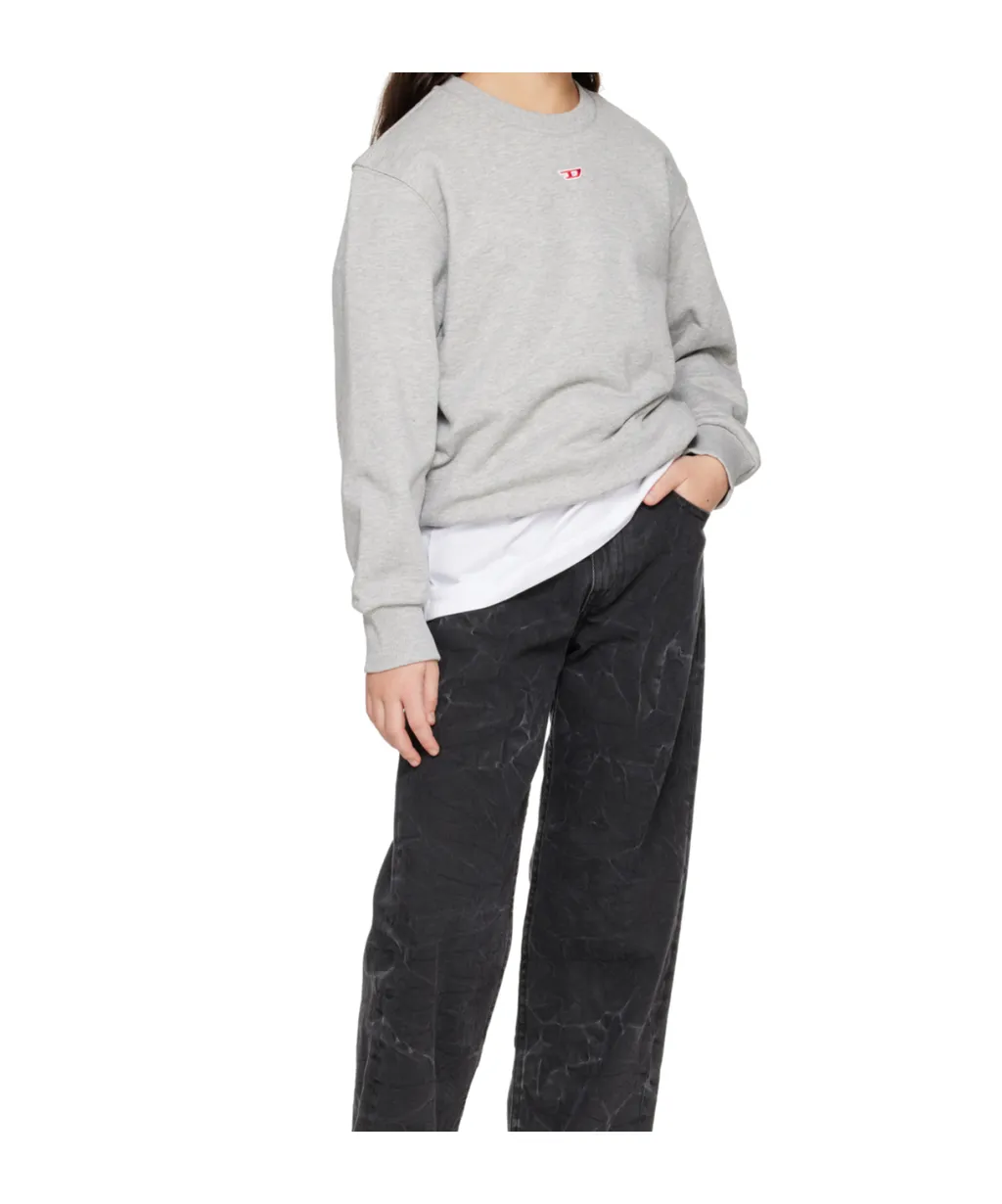 Diesel Kids D-Logo Patch Crewneck Sweatshirt