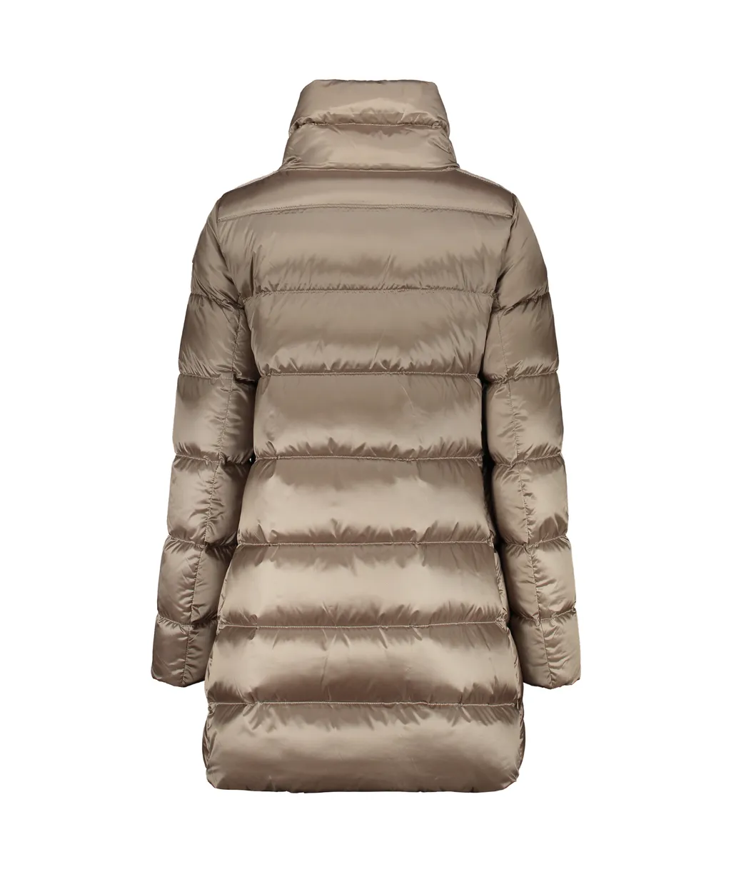 Full-Length Zipper Down Jacket
