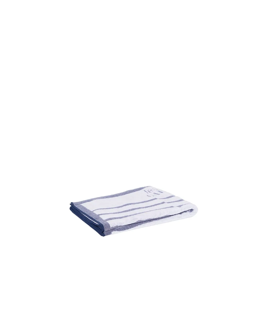 Jean Paul Gaultier Logo Jacquard Striped Beach Towel