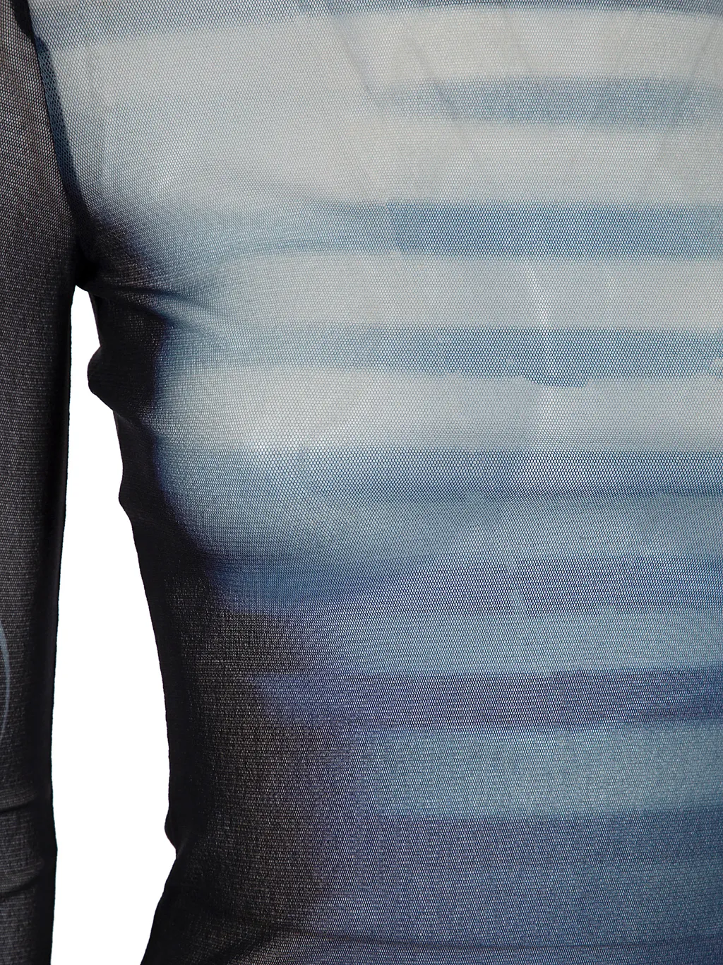 Le Male-Print Mesh Top