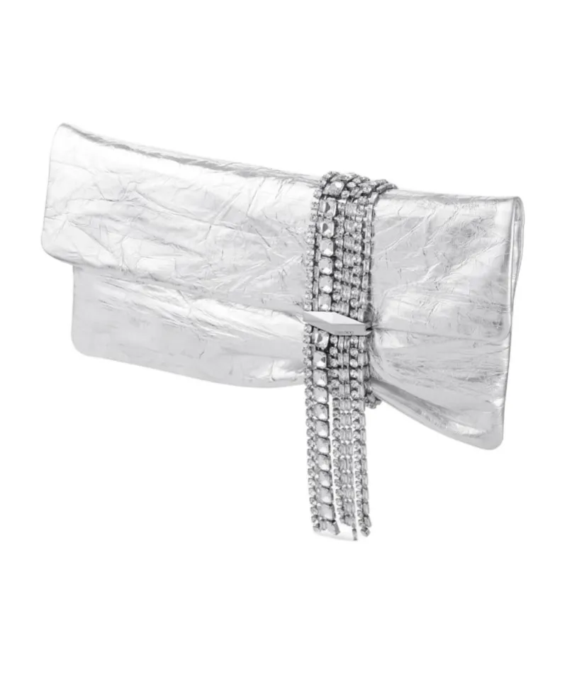 Jimmy Choo Vintage Metallic Clutch Bag