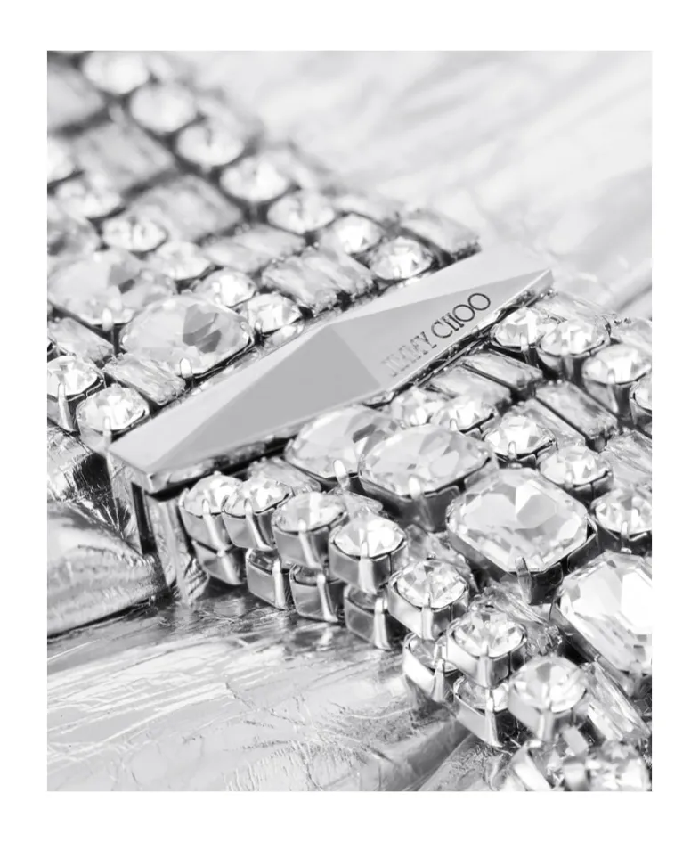 Jimmy Choo Vintage Metallic Clutch Bag