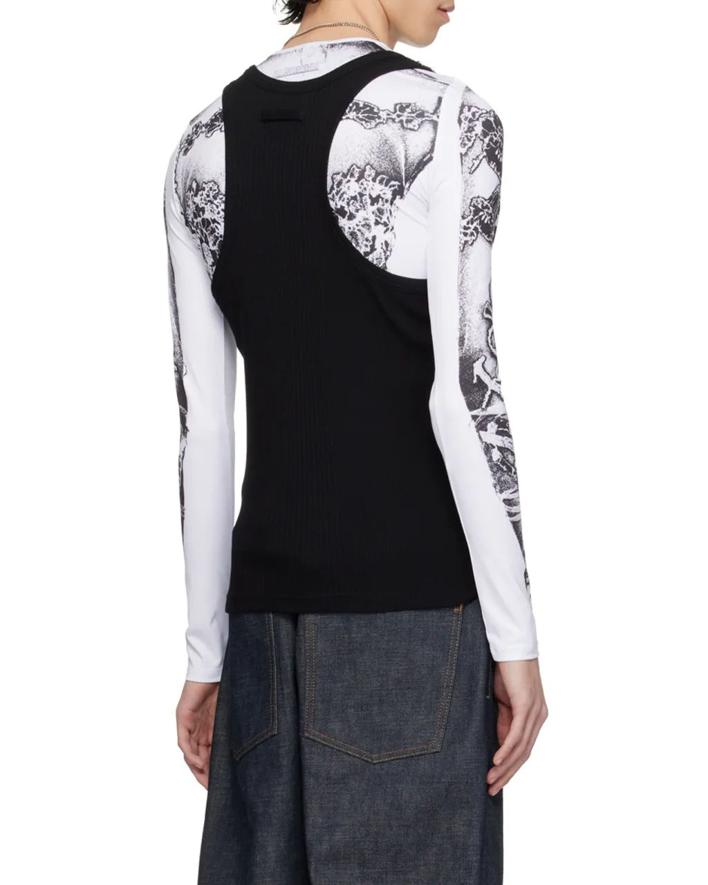 Ribbed-Knit Cotton Tank Top