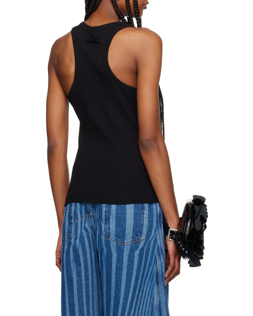 Ribbed-Knit Cotton Tank Top