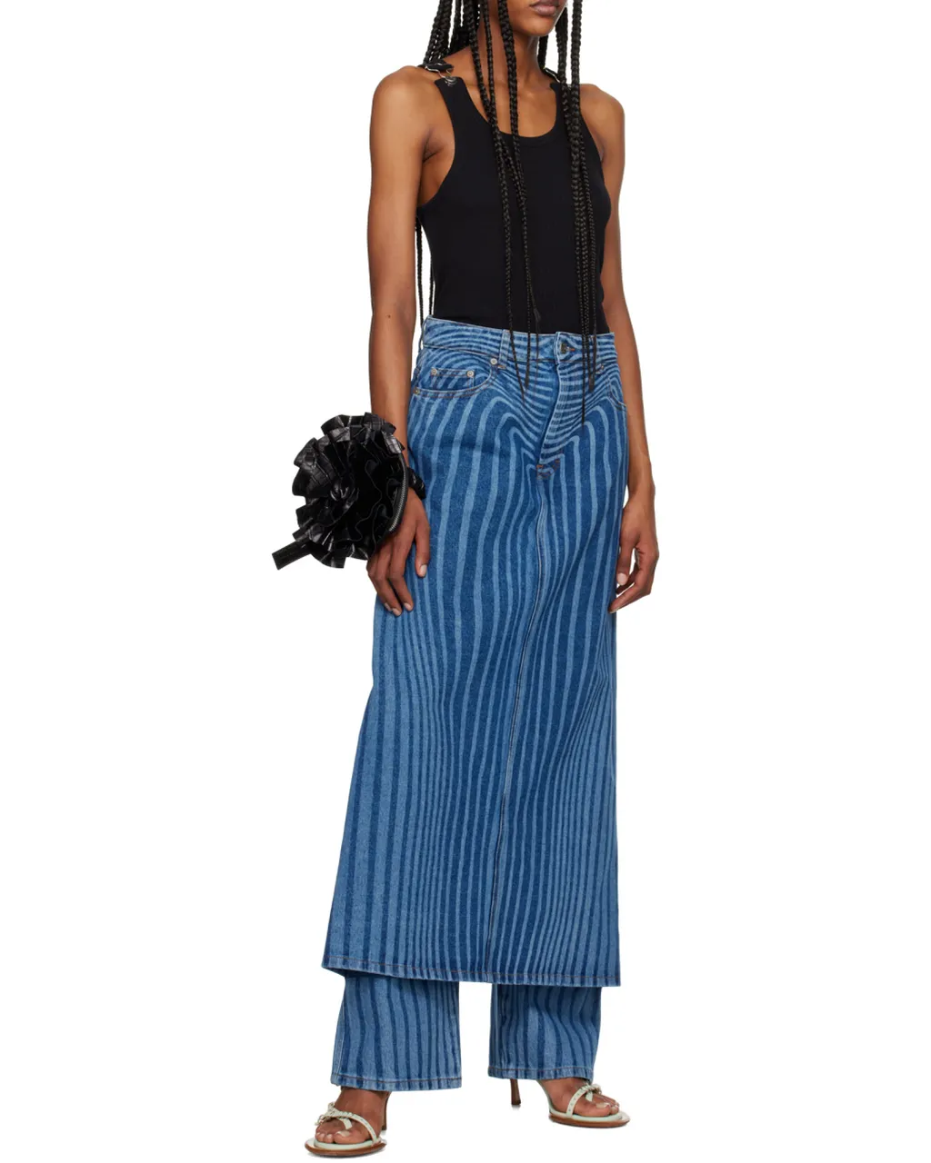 Ribbed-Knit Cotton Tank Top