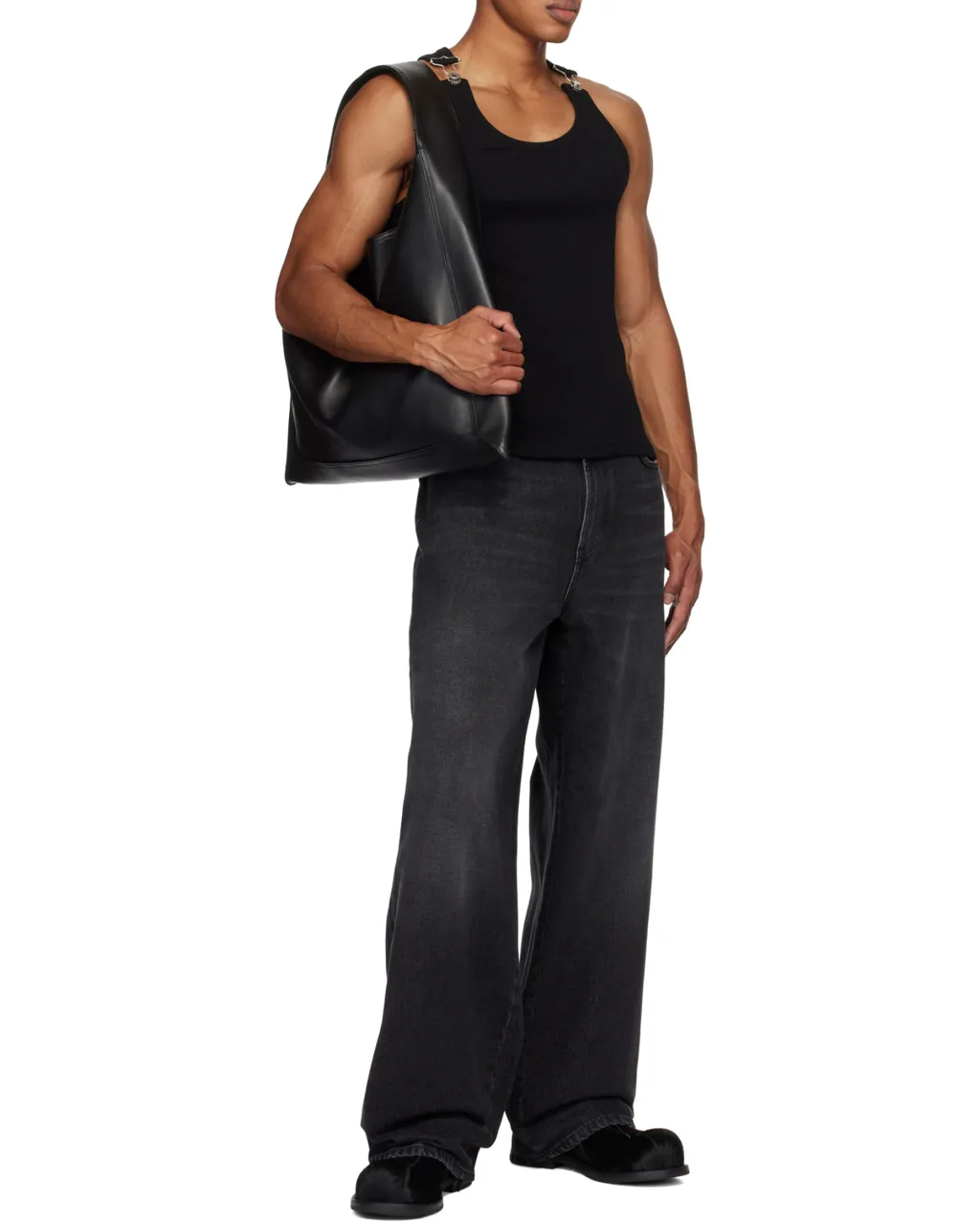 Ribbed-Knit Cotton Tank Top
