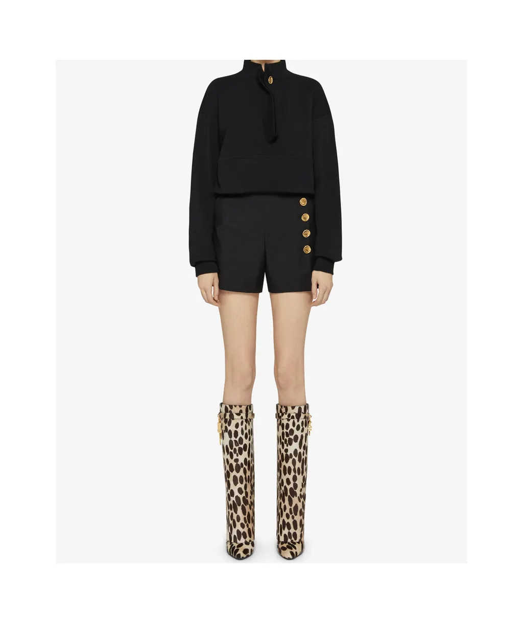 Givenchy Buttons-Detailed Shorts