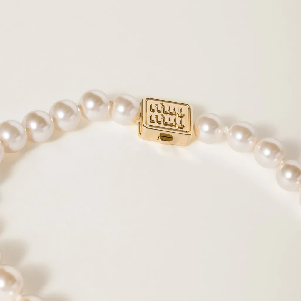 Miu Miu Logo-Detailed Necklace