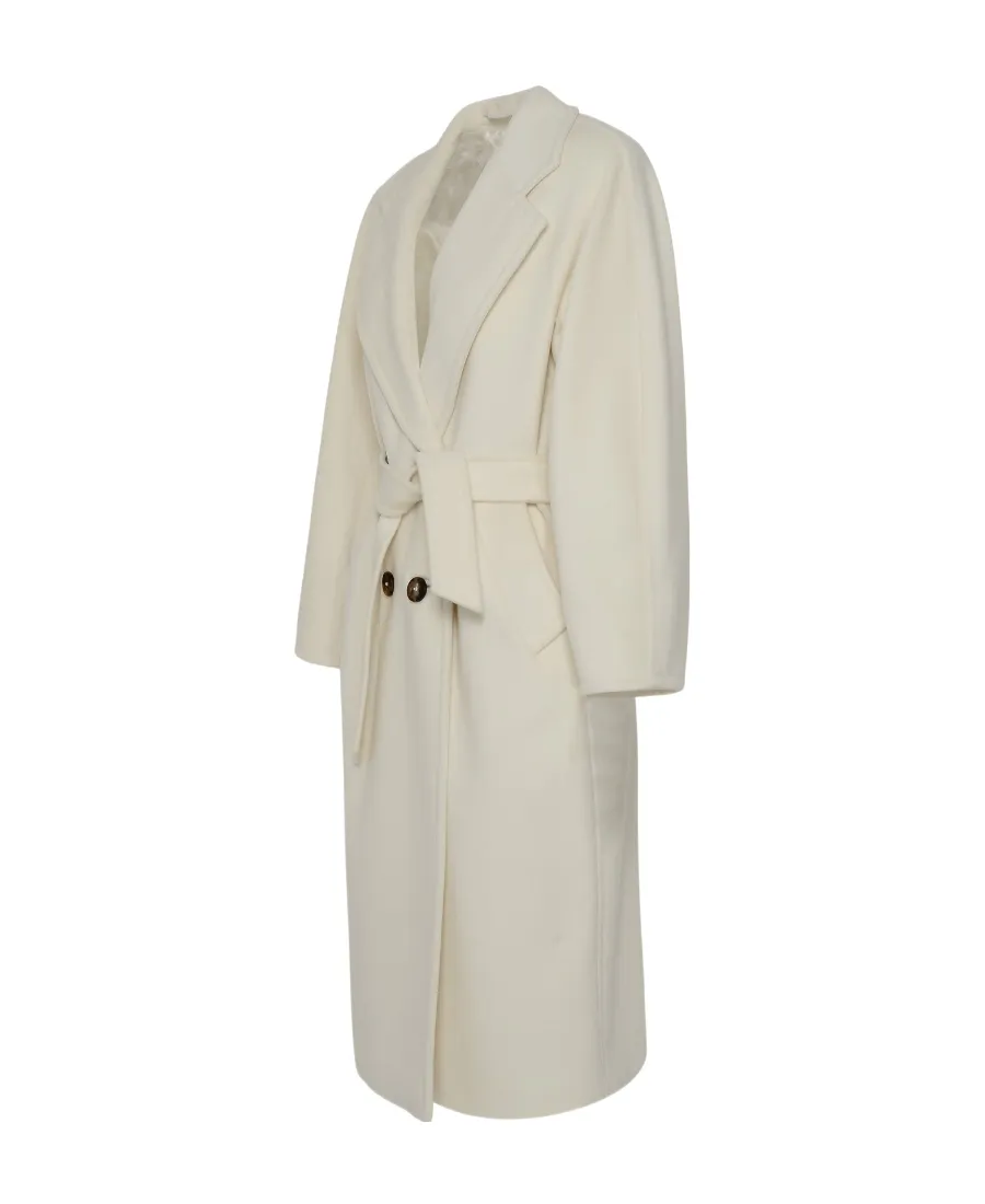 Double-Breasted Wool Coat