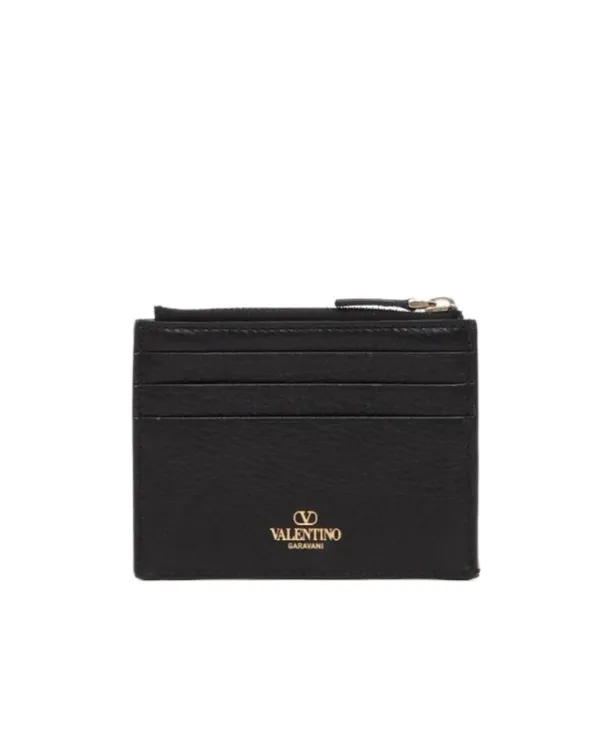 Valentino Garavani Rockstud Zip-Up Wallet