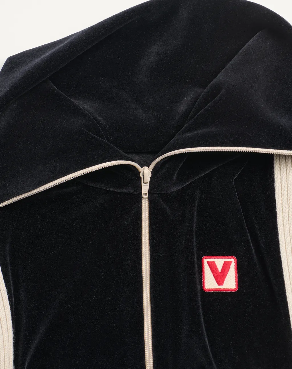 Valentino Chez Zip-Up Cardigan