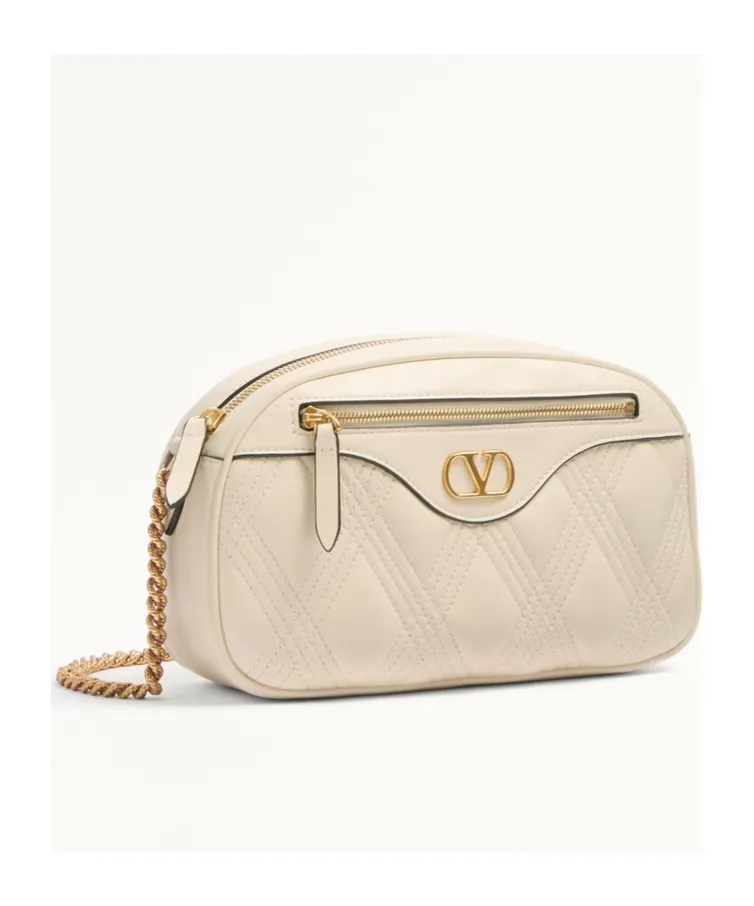 Valentino Quiltie 67 Zip-Up Medium Shoulder Bag