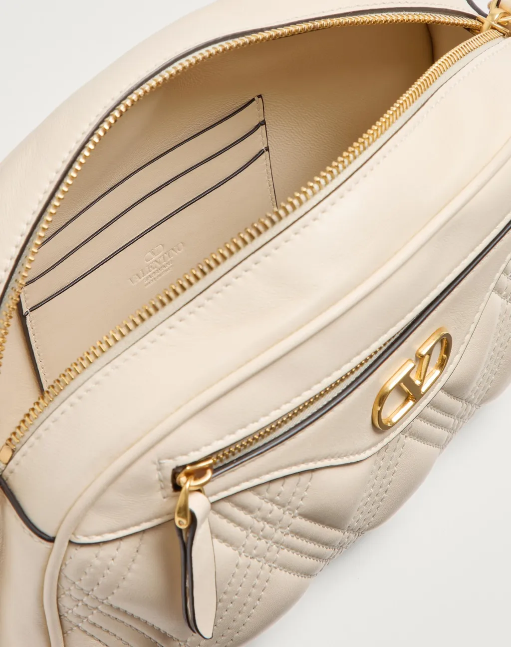 Valentino Quiltie 67 Zip-Up Medium Shoulder Bag