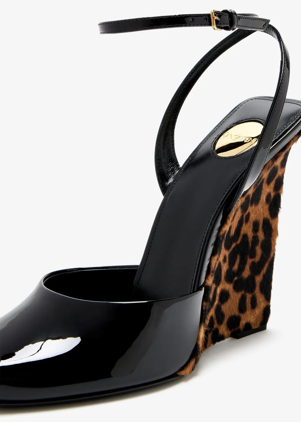 Saint Laurent La Scandale Wedge Sandals