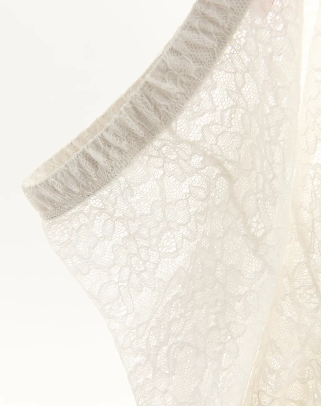 Valentino Logo Waistband Lace Detailed Tights
