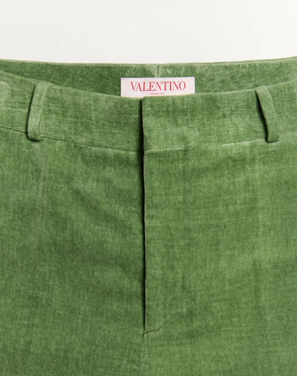 Valentino Garavani Jacquard-Hem Straight Leg Trousers