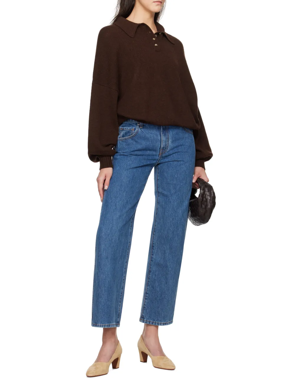 Khaite Straight Leg Jeans