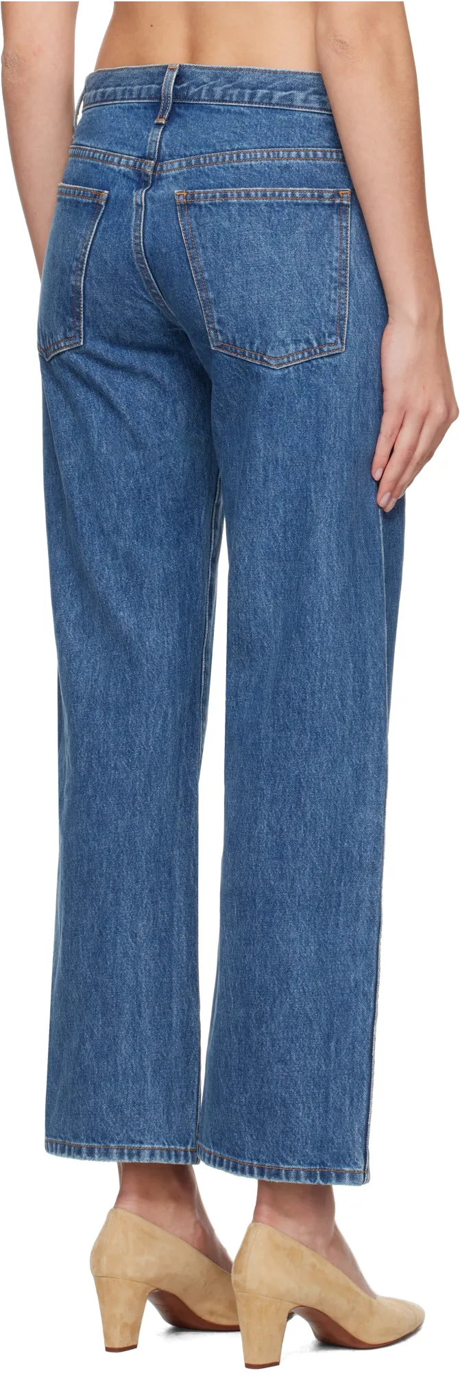 Khaite Straight Leg Jeans
